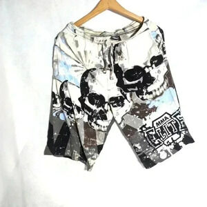 MMA Elite Men's Shorts skull Graphic sz S